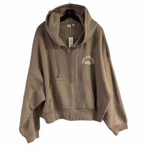 NWT Gap Athletic Dept Taupe Hoodie Size XXL